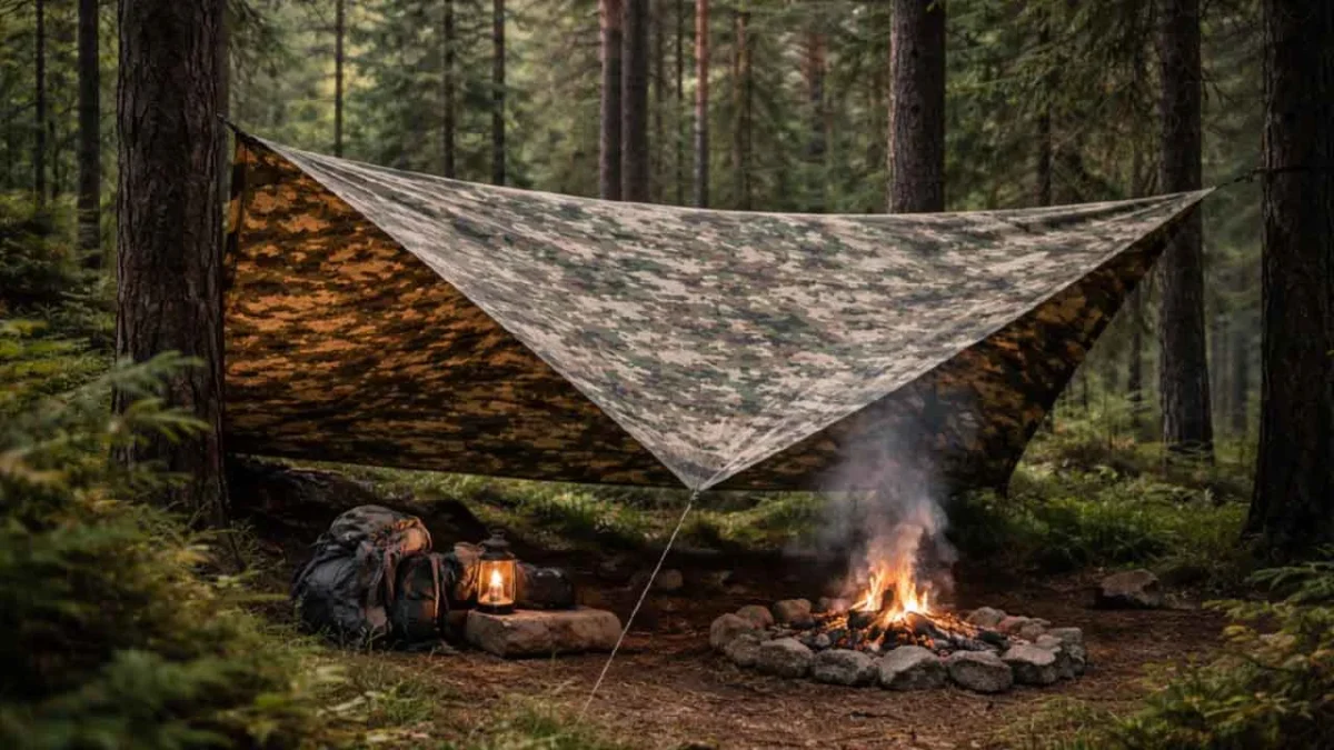 Tarnplanen: Waterproof Camouflage Tarps for Camping, Hunting & Outdoor Survival (Complete Guide) Tarnplanen