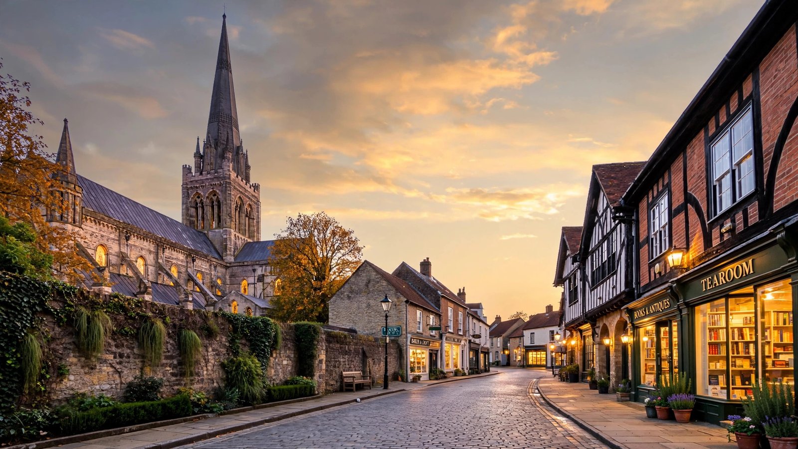 Historic English cathedral in Chichester West Sussex where Patricia Routledge lived from 2000 until her death in 2025