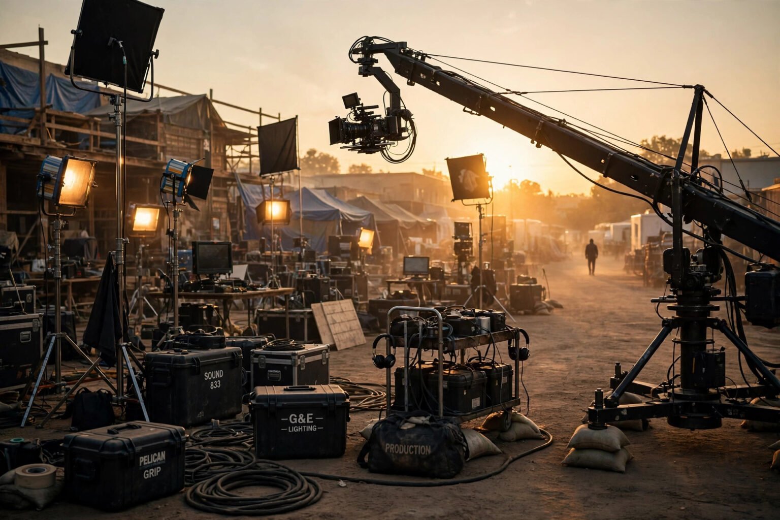 Malachi Barton: Age, Biography and His Role as Victor in Zombies 4 Silhouette of a young actor walking onto a film set at sunset, illustrating Malachi Barton's rise as a Disney leading man