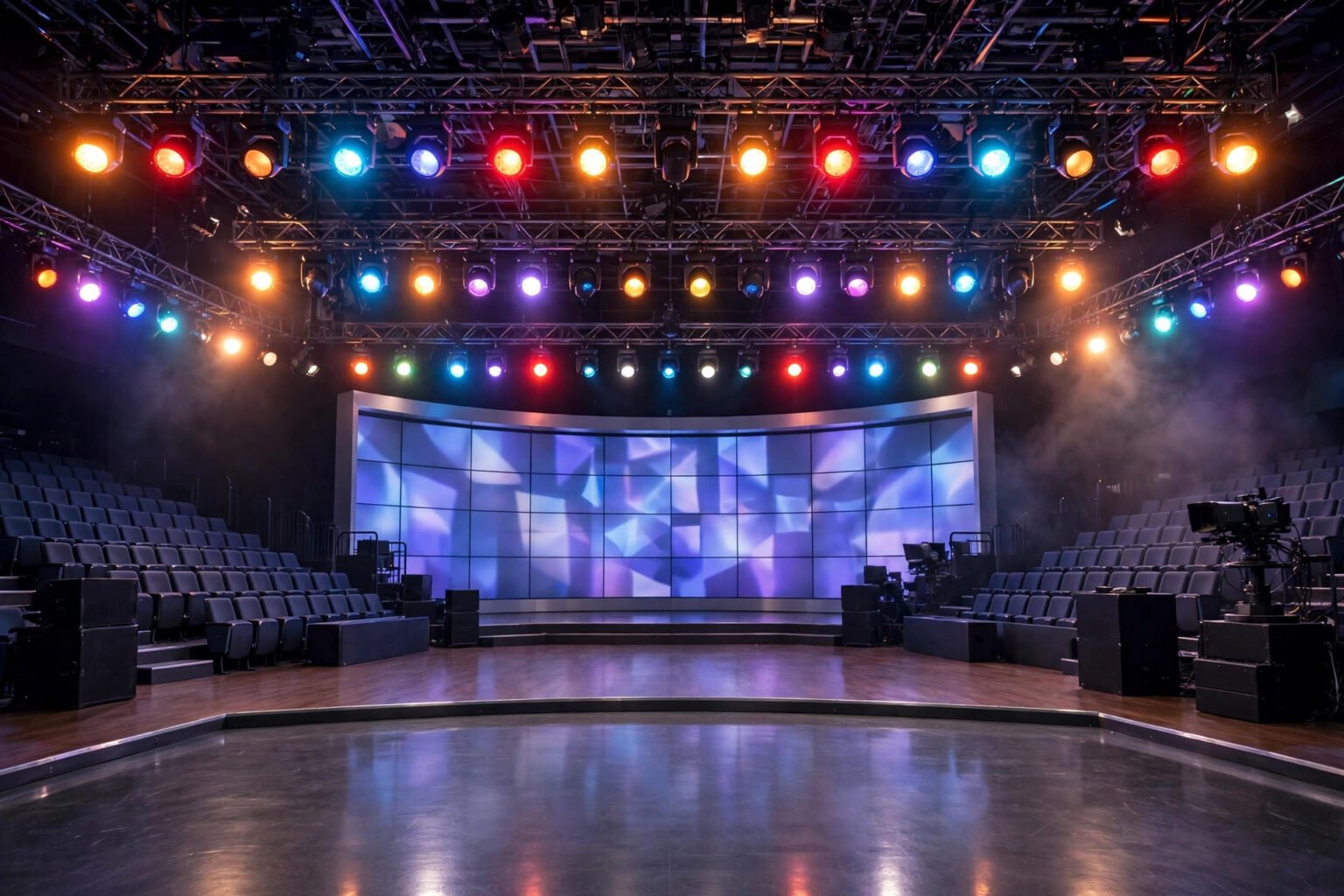 Paddy McGuinness: Age, Career, Family and the £10.5 Million Children in Need Ride Television studio floor under bright coloured stage lights, illustrating a primetime TV entertainment show set
